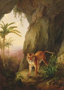 Tigre en una cueva, c.1814